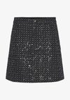 PCROBERTA MINI SKIRT - Minissaia - grey denim