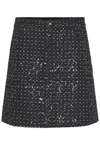 PCROBERTA MINI SKIRT - Minihame - grey denim