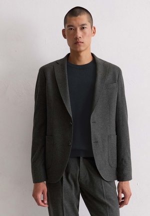 SHAPED - Sakko - dark grey melange