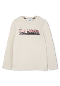 BOSS Kidswear JUNIOR LONG SLEEVE - Hosszú ujjú felső - sand