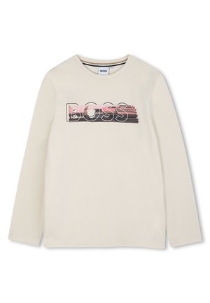 BOSS Kidswear JUNIOR LONG SLEEVE - T-shirt à manches longues - sand