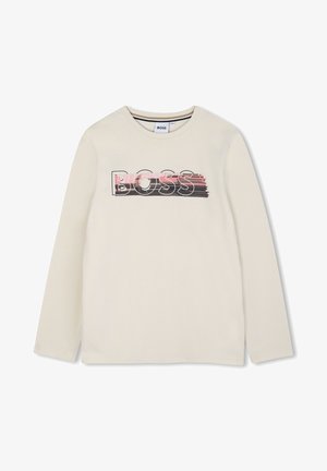 BOSS Kidswear JUNIOR LONG SLEEVE - Langarmshirt - sand