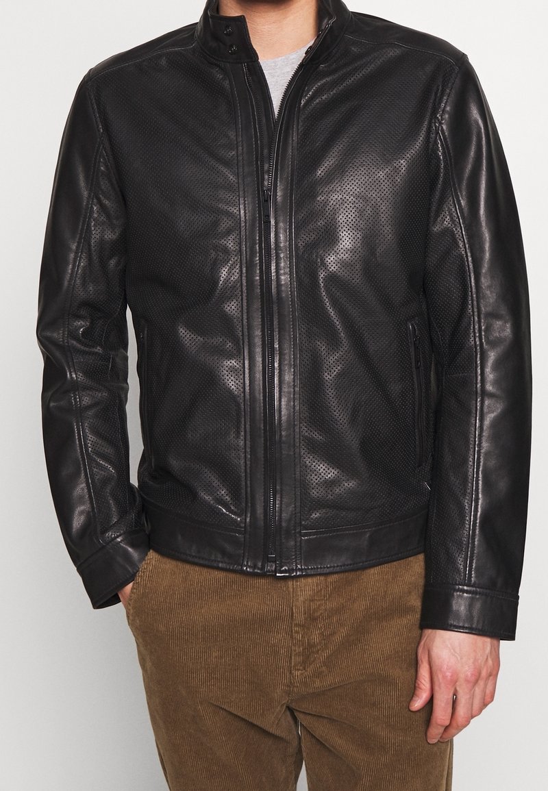 Strellson Lederjacke - black