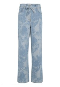 Soaked in Luxury SLALTEA MAISA - Sirgete säärtega teksad - fuzzy blue denim