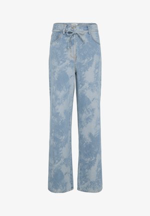 Soaked in Luxury SLALTEA MAISA - Džinsi ar taisnām starām - fuzzy blue denim