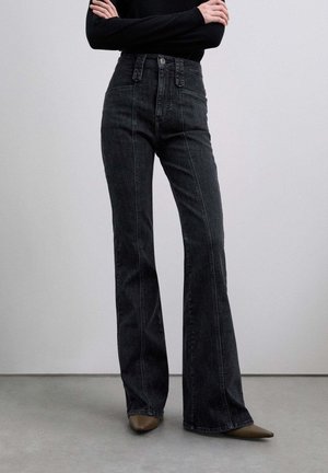 NEW CANDY - Vaqueros a campana - dark grey
