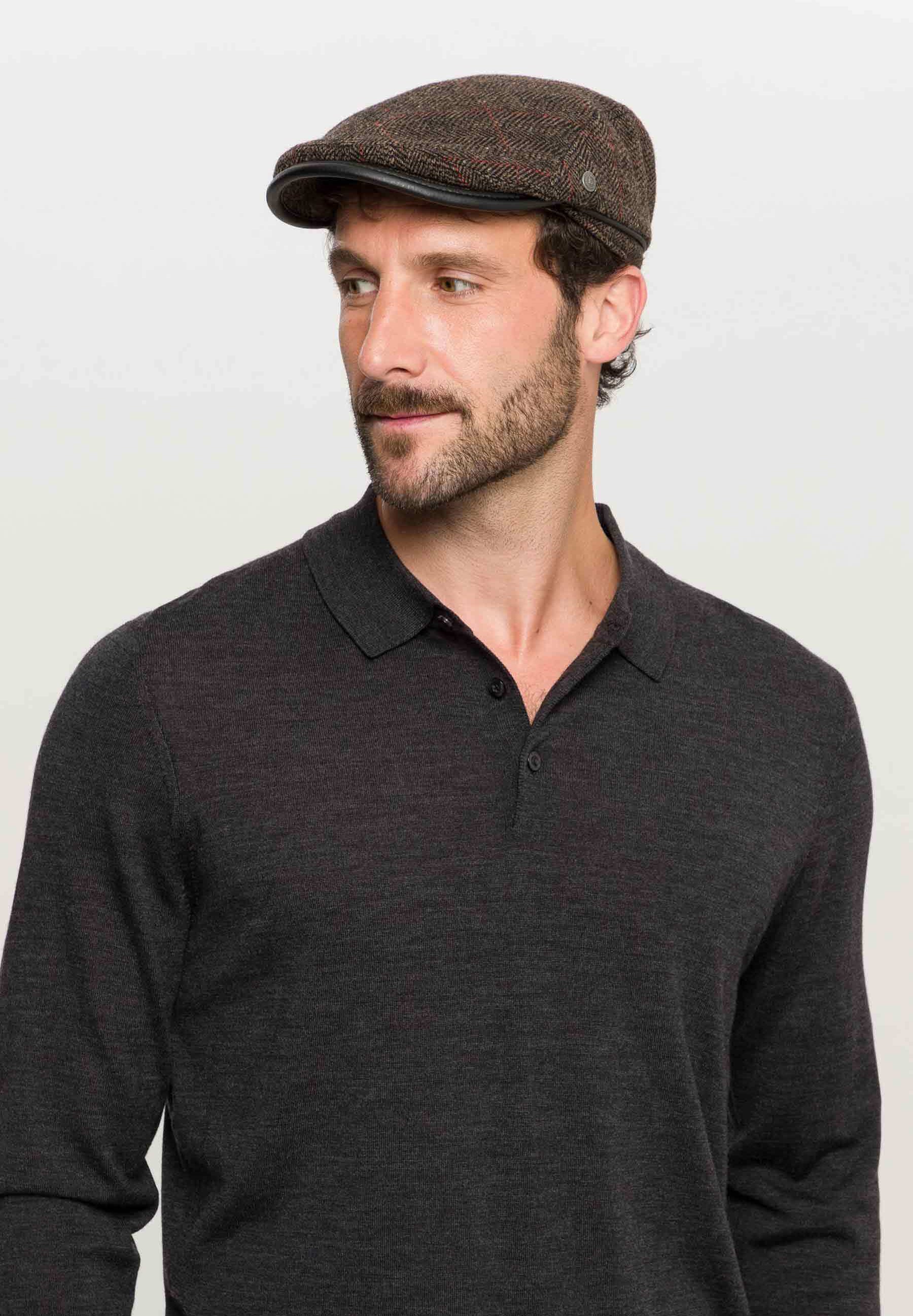 newsboy cap tweed bugatti cap