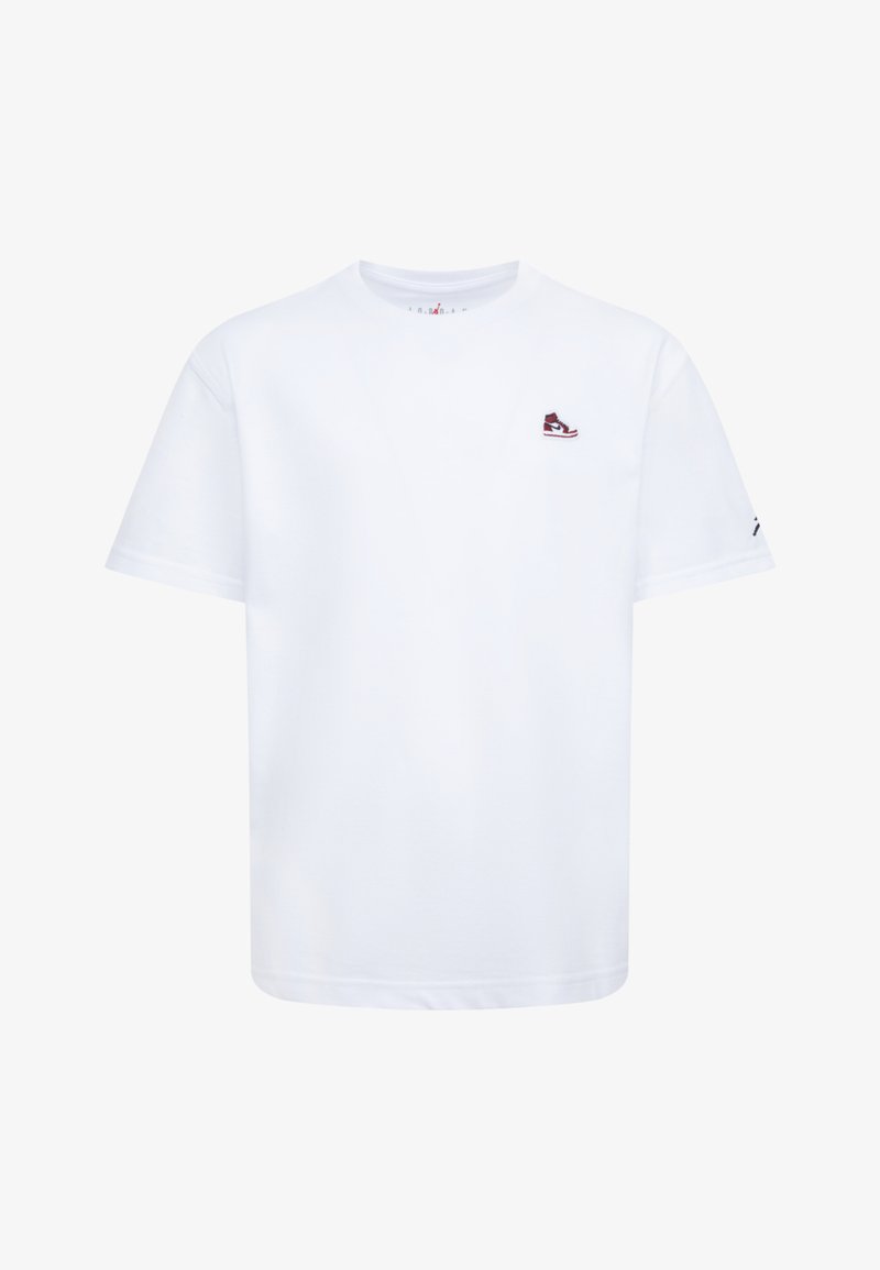 Jordan PATCH TEE - Pamata T-krekls - white
