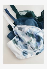 Unselected, green/navy navy print