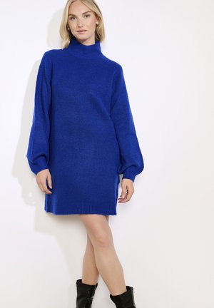 TURTLENECK  - Strickkleid - electric blue