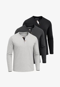 Unausgewählt, light grey melange black dark grey