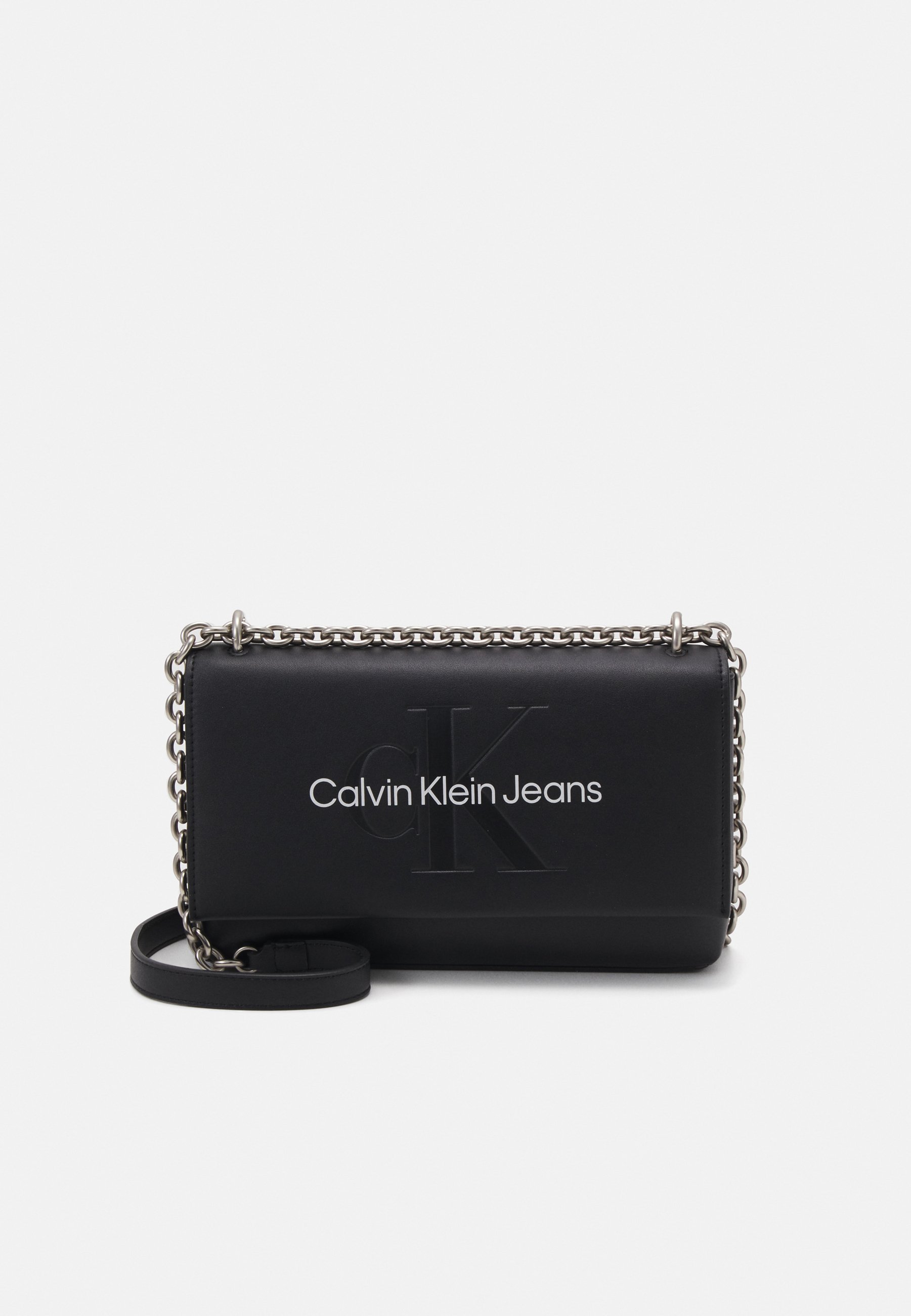 【CK JEAN】 MICRO MONO CHAIN MINI SHOULDER BAG Calvin Klein Jeans MICRO MONO CHAIN FLAP - Cross body bag