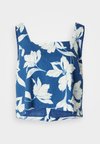 SHELL TANK - Bluză - blue/white