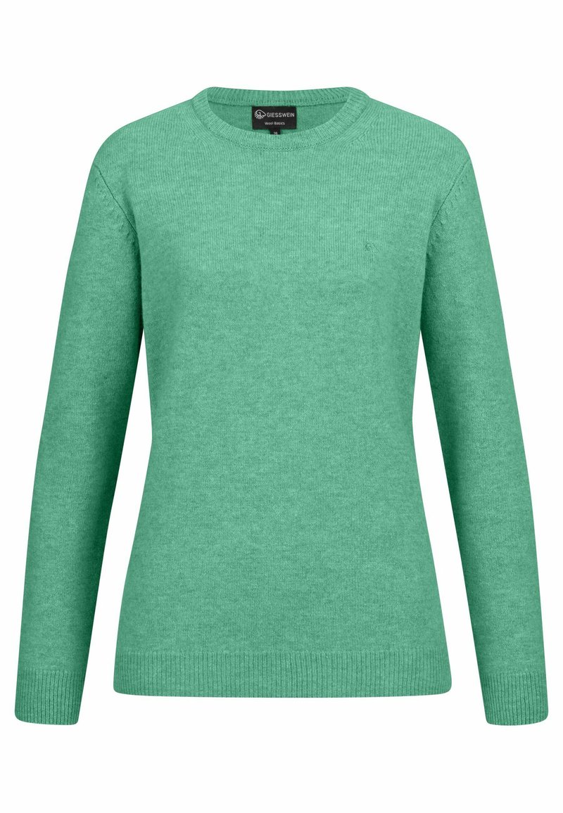 Damen Sweatshirts | Giesswein WOLLPULLOVER RUNDHALS Sweatshirt heugrün/mint - WM82895 Damen Sweatshirts | Giesswein WOLLPULLOVER RUNDHALS Sweatshirt heugrün/mint - WM82895