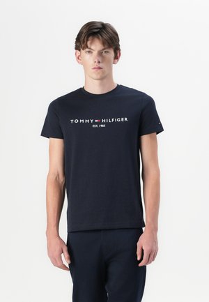 CORE LOGO TEE - T-shirt con stampa - blau