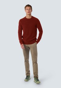 NO EXCESS ROUND NECK STRUCTURE AND SUPER SOFT TOUCH - Trui - orange red