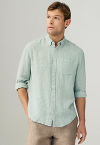 Next - Shirt - sage green Thumbnail Image 1