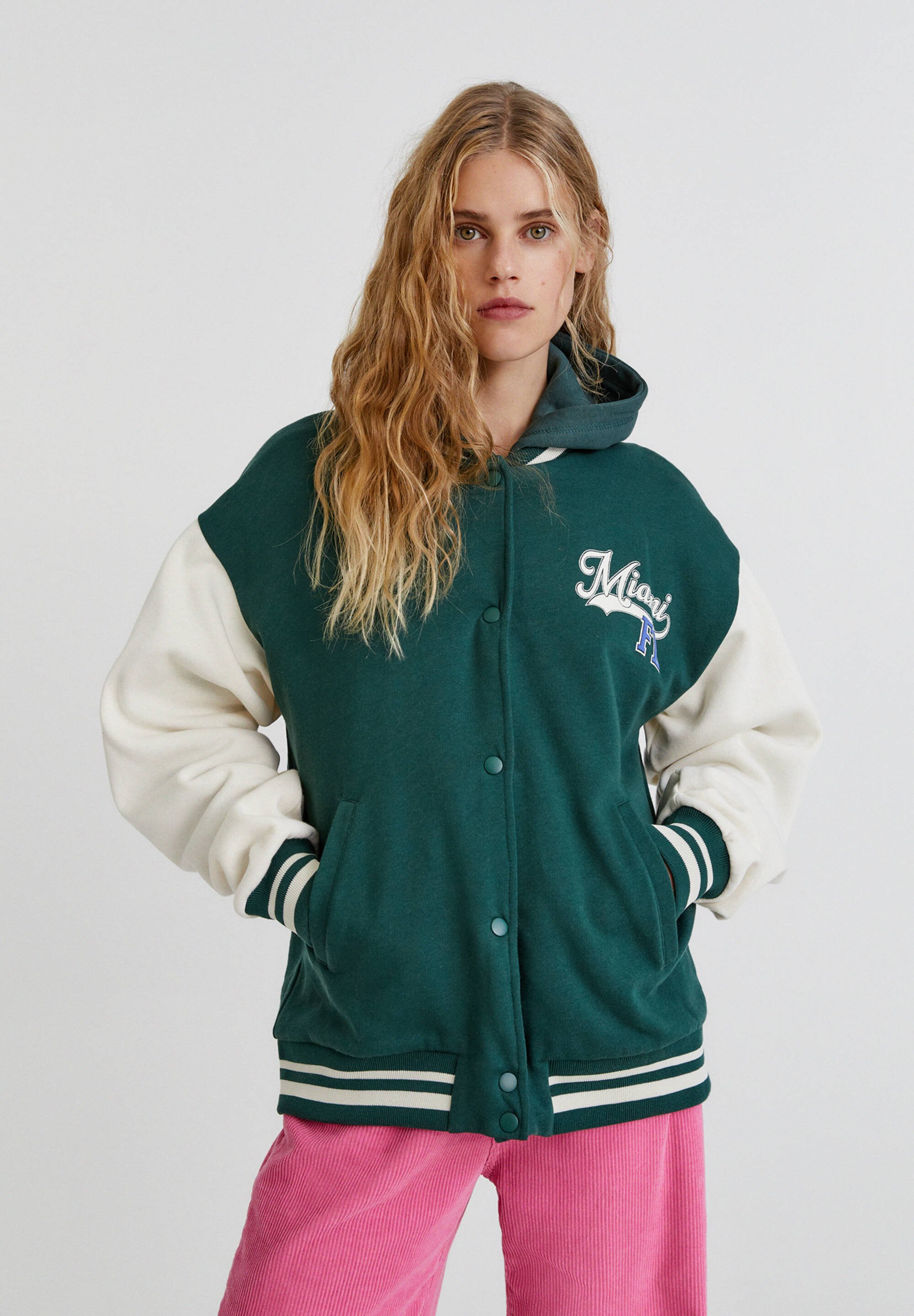 sporty bomber jacket