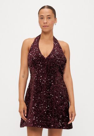 RILEY SEQUIN HALTER MINI - Kokteilinė suknelė / vakarėlių suknelė - winetasting