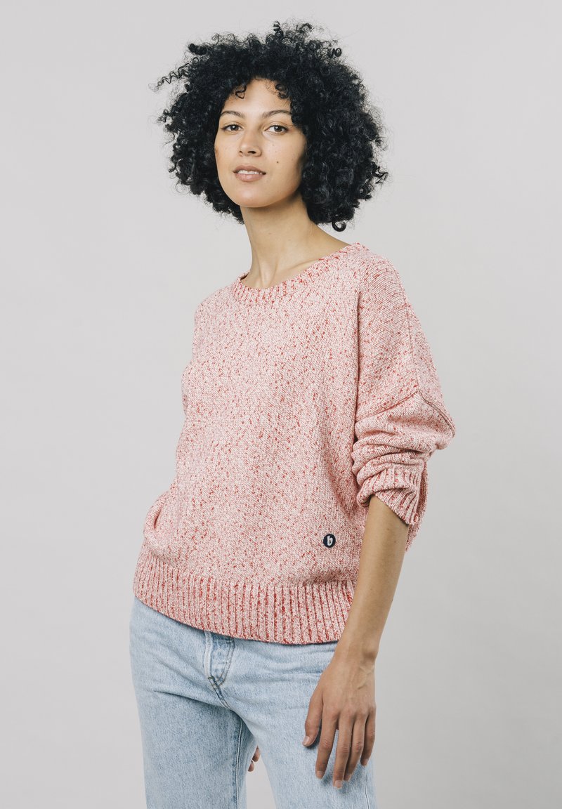Damen Strickjacken | Brava Fabrics Strickpullover red/rot - QK17044 Damen Strickjacken | Brava Fabrics Strickpullover red/rot - QK17044