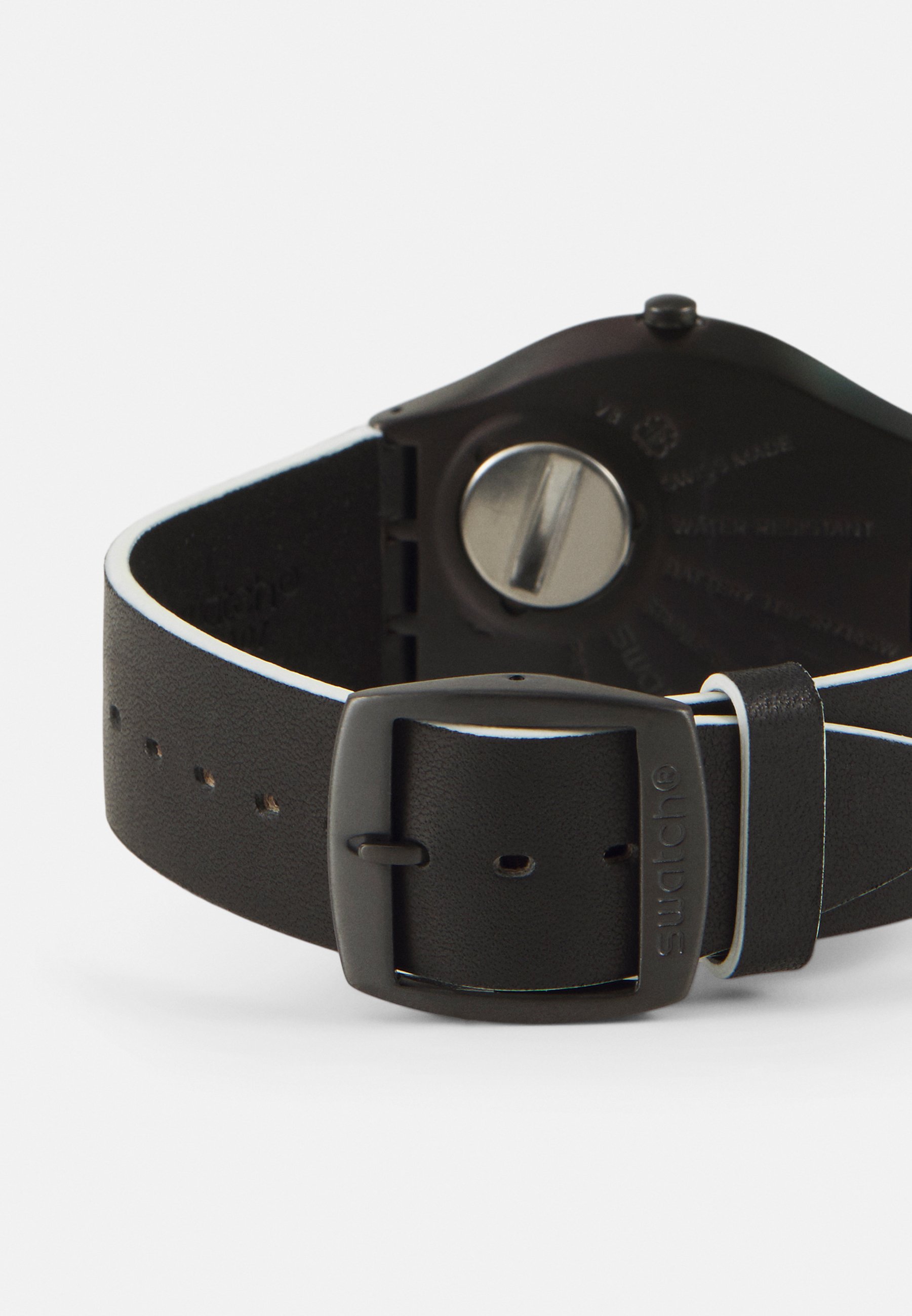 Swatch WHITE SIDE - Laikrodis - black/juoda - Zalando.lt