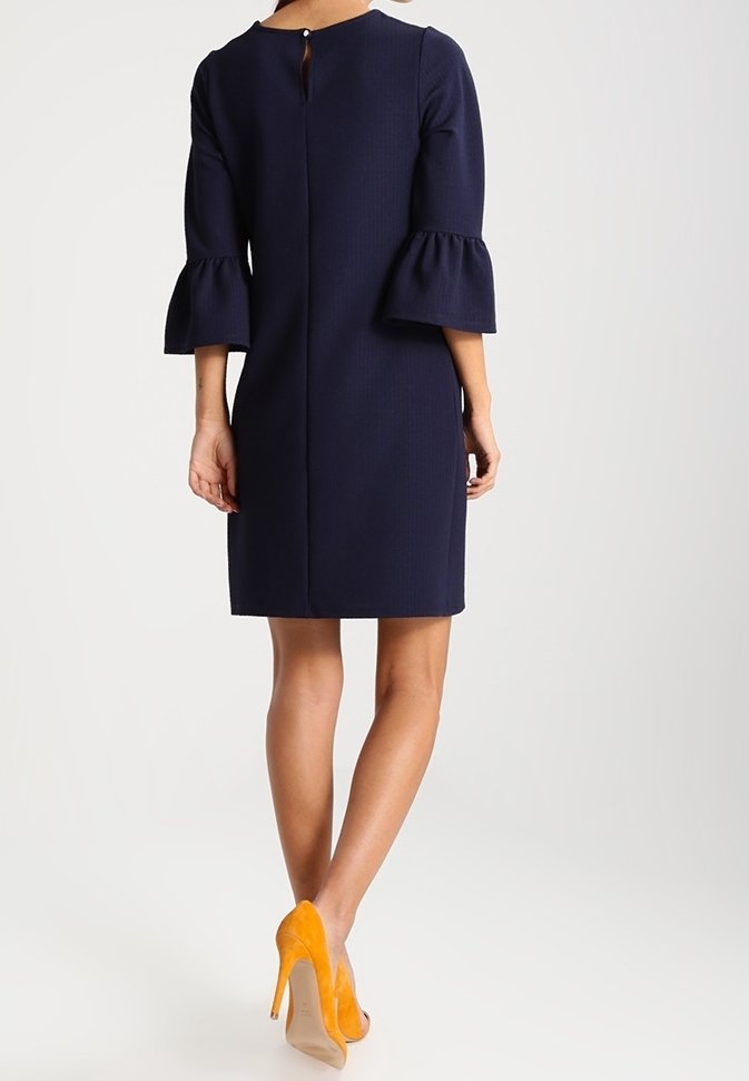 Robe Dorothy Perkins En Viscose Marine - Manches Courtes, Neuve Avec étiquettes