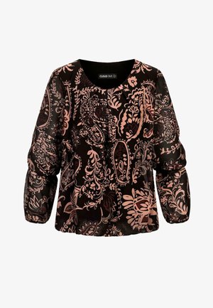 Cloud 5ive, MIT ALL OVER ORNAMENT - Bluse - black