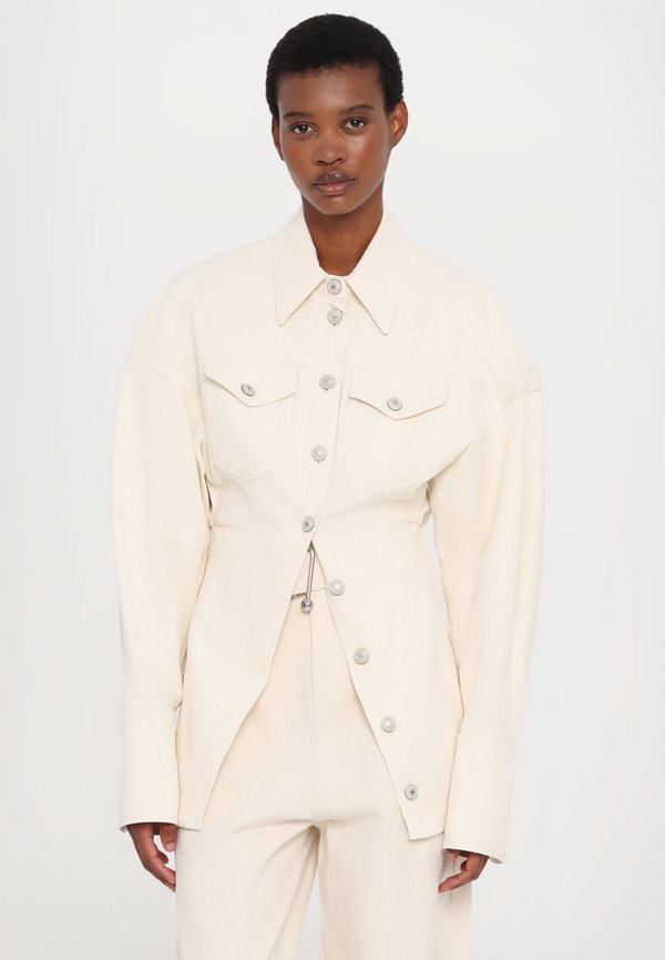 GLAUCO - Straight leg jeans - ecru4