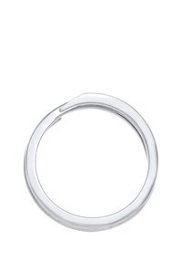 Läbipaistev akrüülist sõrmus, sile ja läikiv pind, ümmargune kuju ning lõigatud osa lihtsama kasutuse tagamiseks.