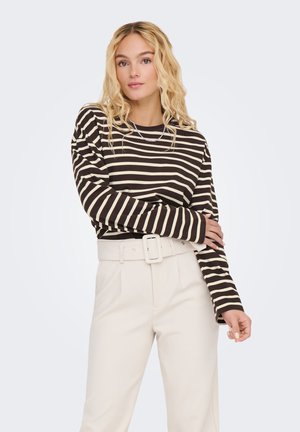 ONLY ONLNEW - Topper langermet - black coffee