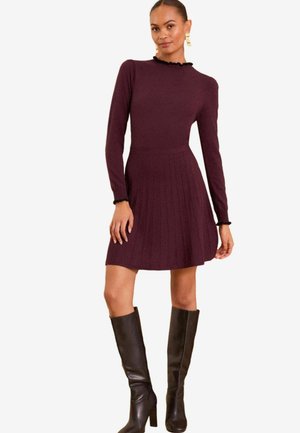 RUFFLE - REGULAR FIT - Neulemekko - red