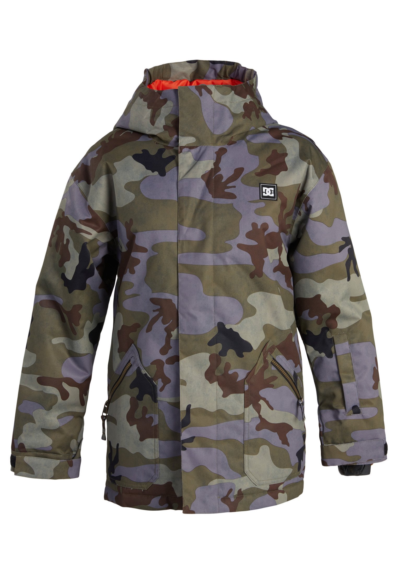 dc camo snowboard jacket