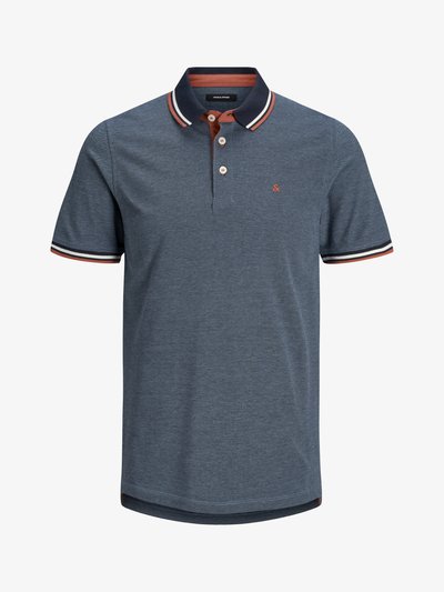 JJEPAULOS POLO SS NOOS - Polo - denim blue