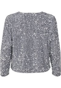Zizzi MIT BINDEDETAILS - Blouse - silver