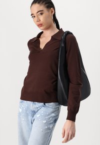 VILA VIAMANDA  - Maglione - coffee bean