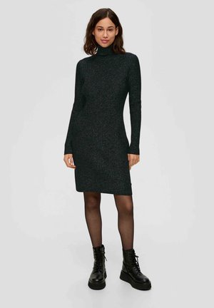 MIT GLITZER - Robe fourreau - schwarz