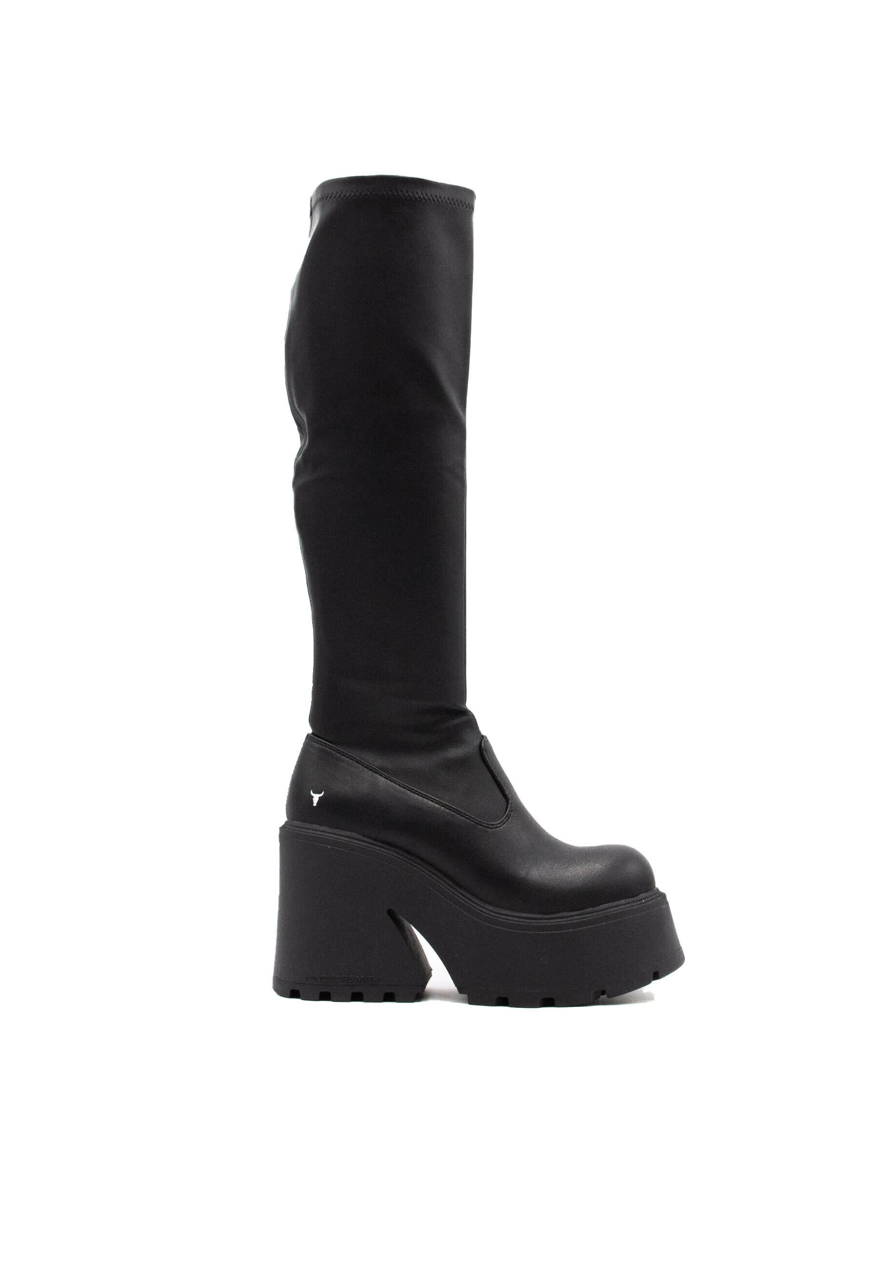 Knee High Boots Black Boots Windsor Smith Windsor Smith Platform