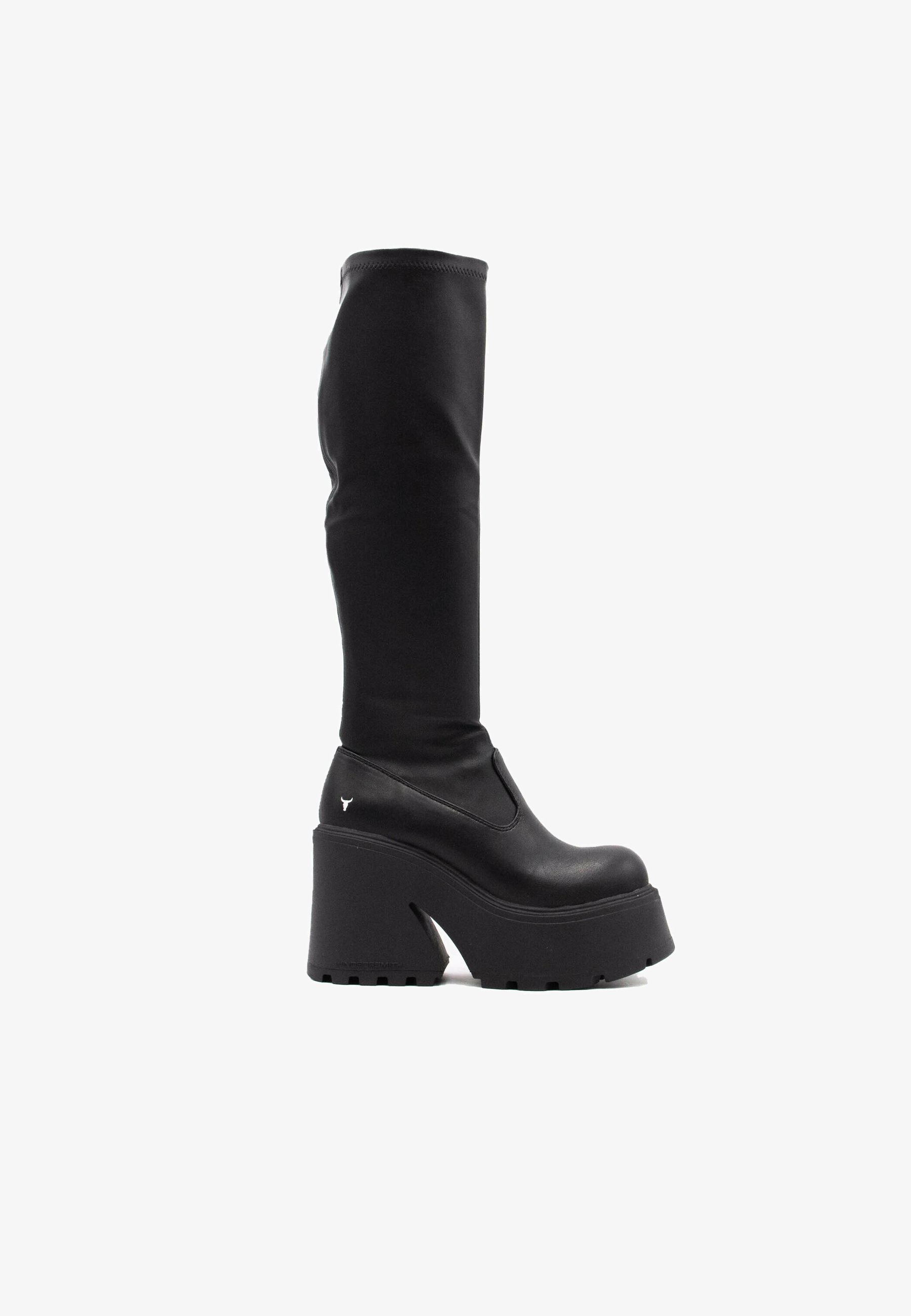 Knee High Boots Black Boots Windsor Smith Windsor Smith Platform