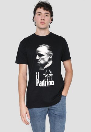 IL PADRINO - Print T-shirt - black