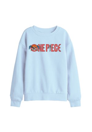 NETFLIX, ONE PIECE BUGGY THE CLOWN PIRATE LOGO - Sweatshirt - light blue