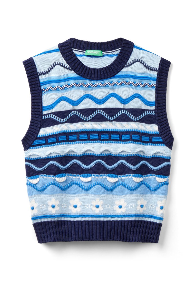 United Colors of Benetton Top blauw United Colors of Benetton Top blauw