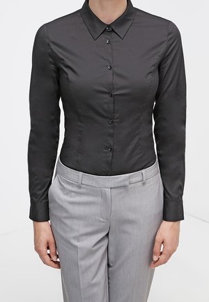 Overhemdblouse - black