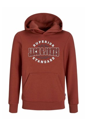 LOGO MINI - Sweat à capuche - red ochre
