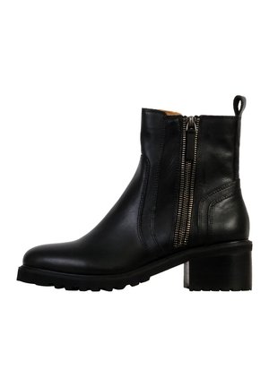 Botines con plataforma - noir