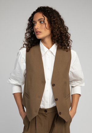 AN'GE KIMOLO - Veste sans manches - bronze