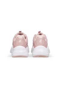 Rosa Sportschuhe mit einem Obermaterial aus Mesh, strukturierten Akzenten, Ziehschlaufen und einer weißen Sohle. Mit Logo-Detail an der Ferse.