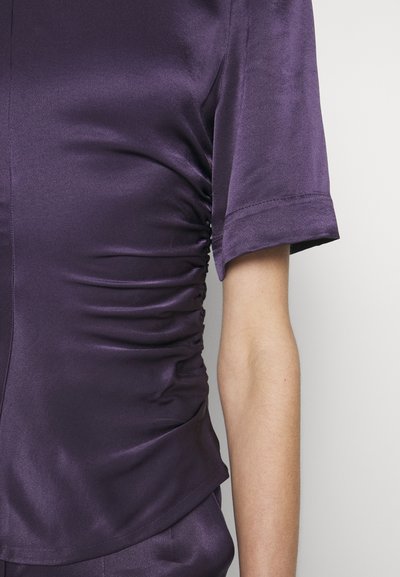 Materiel GATHERED WAIST BLOUSE - Μπλούζα - deep purple