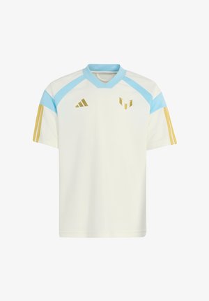 adidas Performance, MESSI HOUSE OF TIRO TEE KIDS UNISEX - Equipación de selecciones - off white/ice blue