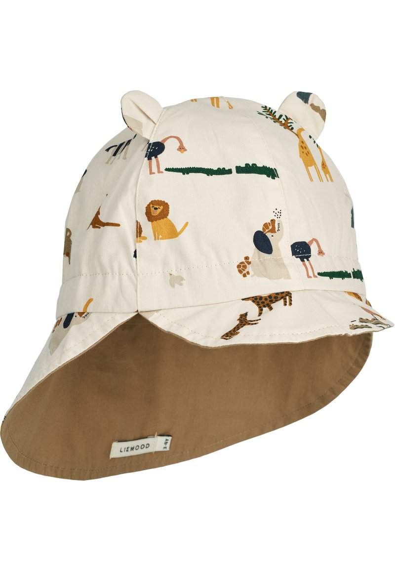 Liewood GORM REVERSIBLE SUN HAT WITH EARS UNISEX - Kapa - sandy
