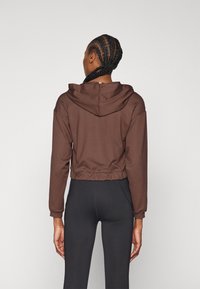Puma STUDIO FOUNDATIONS HOODY - Hosszú ujjú felső - espresso brown
